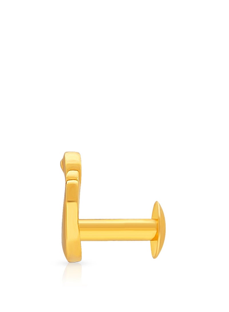 Malabar Gold and Diamonds 22 Karat 916 Purity Screw Nosepin for Women NPDZL40631Y - Image 3