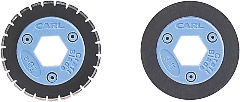 15051 Bidex perforating/Scoring Blade Set for Personal/Professional Rotary Trimmers, Blue