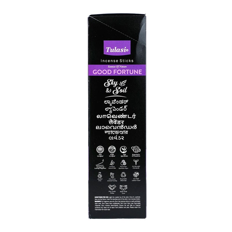 Tulasi Sky & Soil Lavender Incense Sticks (Agarbatti) for Pooja, Prayer, Meditation & Home Fragrance, 12 Sticks, Pack of 12 (1 outer) - Image 3