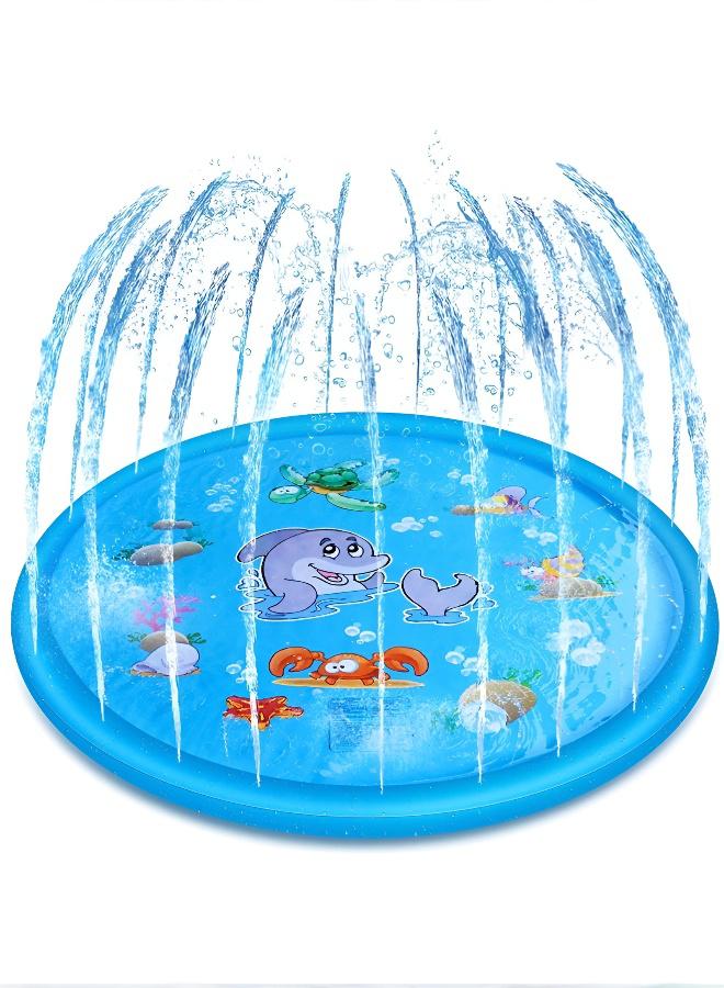 Joudiplay Kids Dolphin Sprinkler Splash Pad, 1M Diameter - Image 1