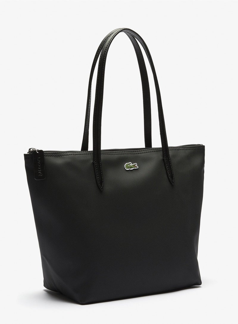 Lacoste Women's L12.12 Concept Fashion Versatile Large Capacity Zipper Handbag Single Shoulder Bag Tote Bag Camera Bag Medium - Image 3