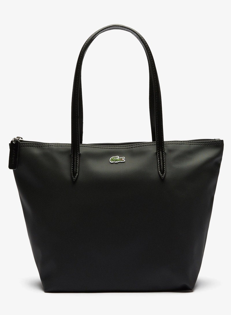 Lacoste Women's L12.12 Concept Fashion Versatile Large Capacity Zipper Handbag Single Shoulder Bag Tote Bag Camera Bag Medium - Image 1