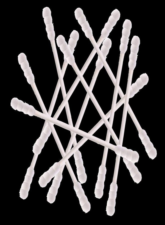 Rayhee 800 Pieces Cotton Swabs, Double Spiral Tipped with Paper Stick, Quality Cotton Heads- Sturdy Handle - Multipurpose, 4 Packs, 200 Pieces 1 Pack - Image 1