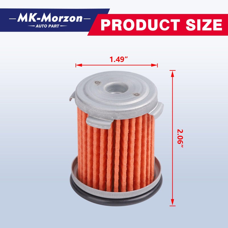 MK-Morzon Auto Transmission Filter with Transmission Oil-fluid Cooler O-rings Compatible with Acura TL/Honda Accord CR-V Civic Pilot Replaces# 25450-P4V-013 - Image 4