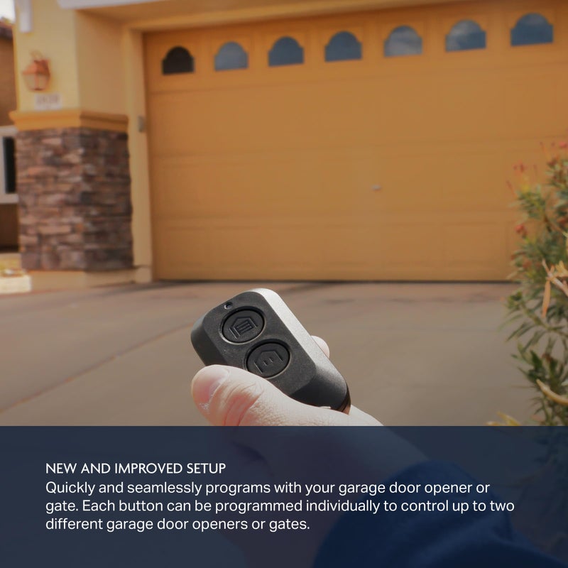 Chamberlain myQ 2-Button Keychain Garage Door Remote Control - Image 2