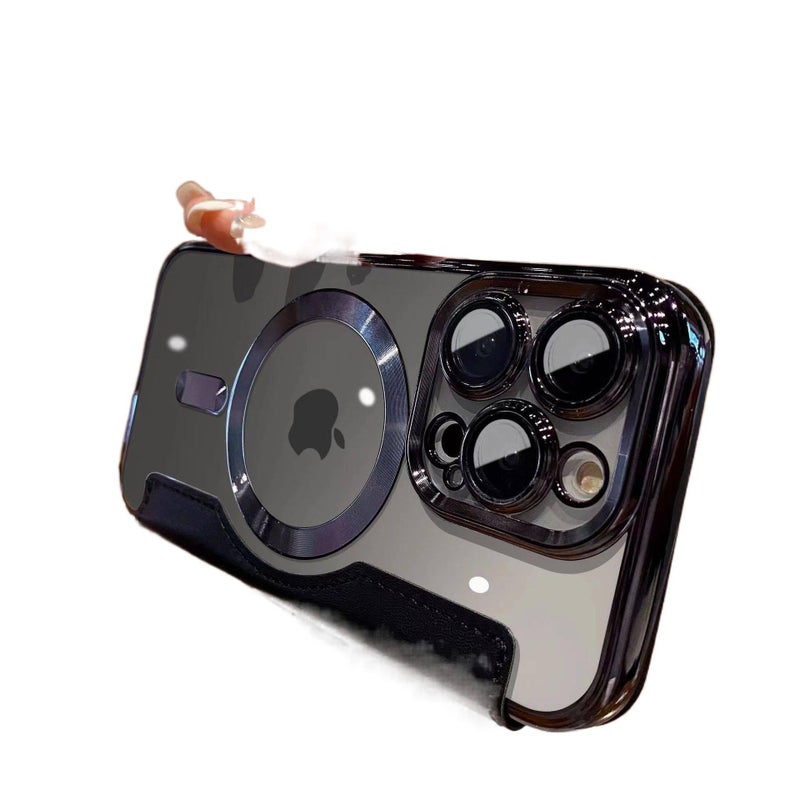 غطاء MagSafe، TPU مغناطيس قوي، مقاوم للصدمات لـ iPhone 11، أسود مغناطيسي من مادة TPU باللون الأسود - Veloris - Image 1