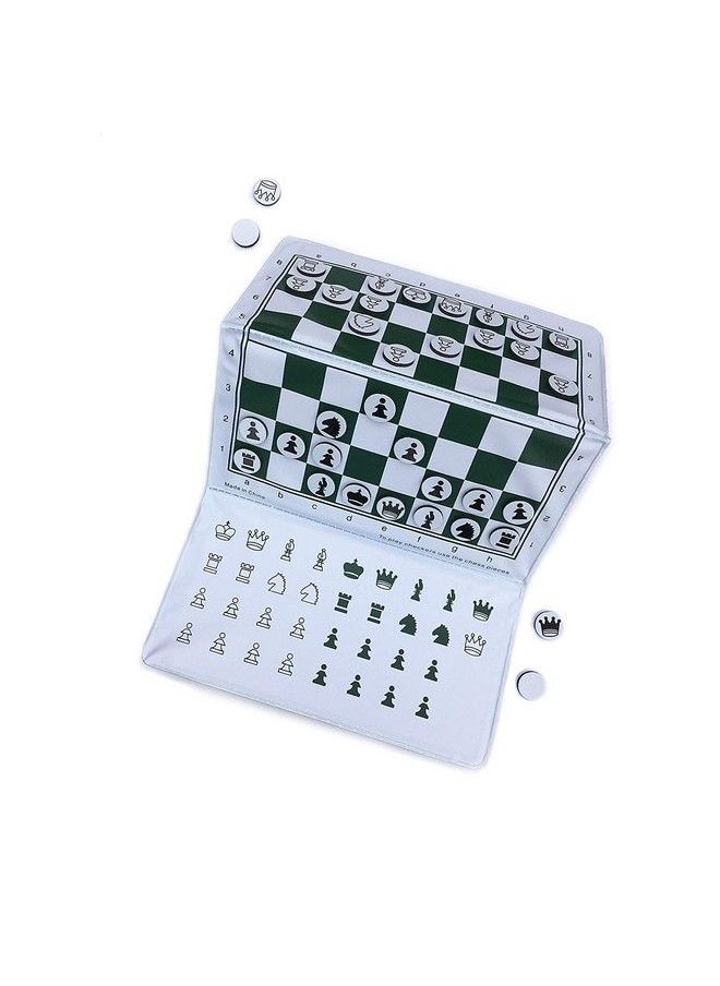 Magnetic Chess Set Mini Travel Chess Board With Magnetic Pieces Pocket Chess Set For Onthego Practice 2 Extra Queens And Blanks For Learning Foldable Travel Chess Set For Adults And Kids