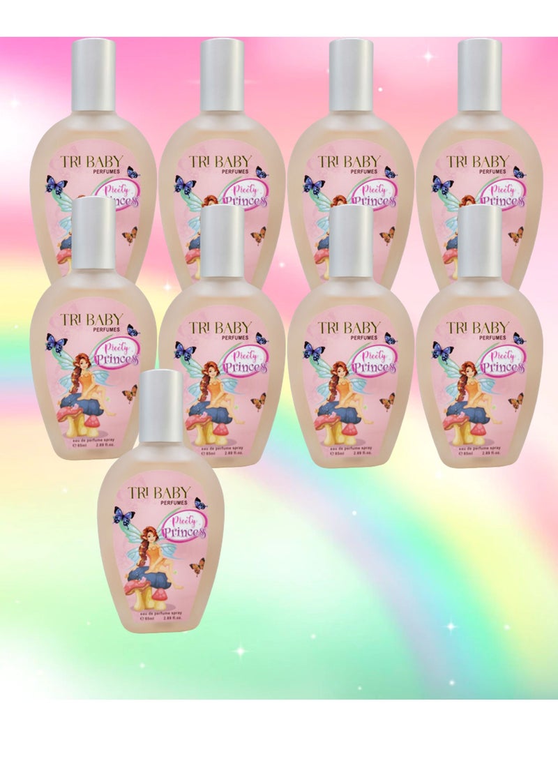 Princess 9 Pieces Tri Baby Princess Perfume 85 Ml EDP - Image 1