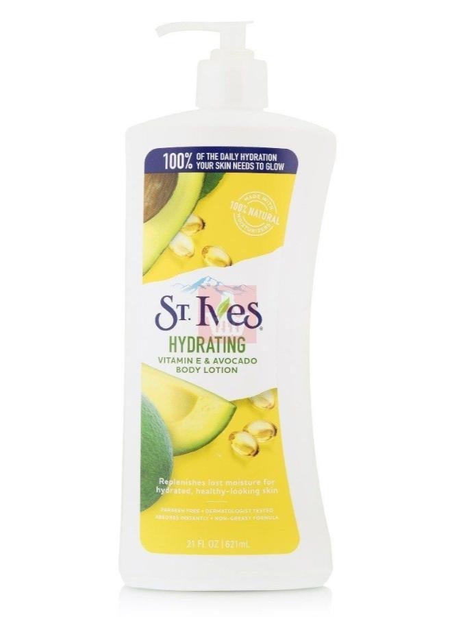 St. Ives Hydrating Vitamin E & Avocado Body Lotion - 621ml