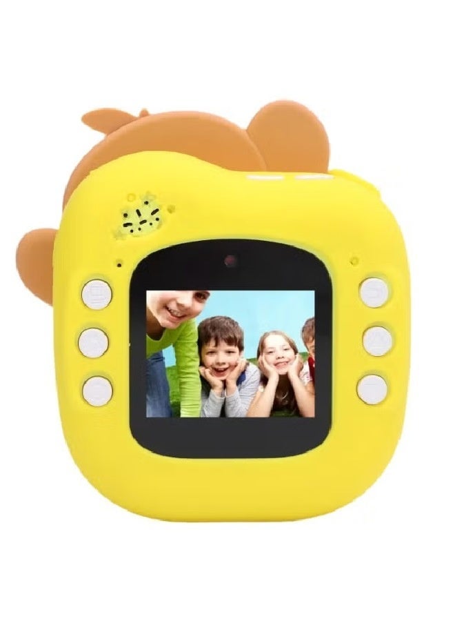 Kids Portable Monkey Instant Print Camera, 1080P HD Dual Lens, Instant Photo Printing, Rechargeable Battery, Paper Rolls Creative Gift for Boys & Girls - Image 4