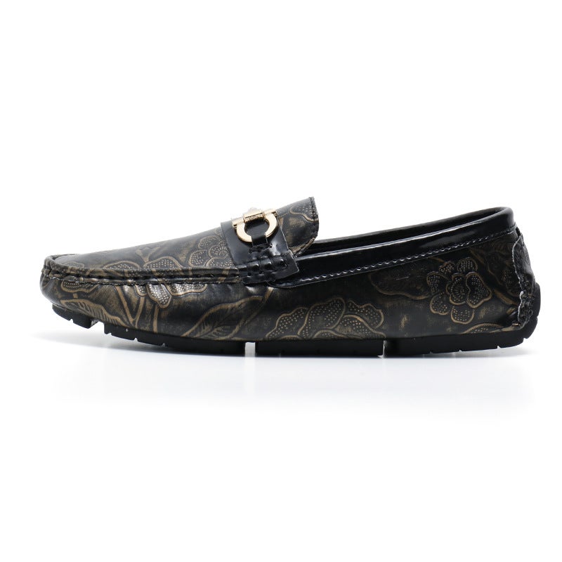 Genuine Leather Men'S Loafers Casual Leather Shoes Plus Size Breathable Shoes Fashionable Shoes Fashionable Leather Shoes Men'S Loafers - Image 1