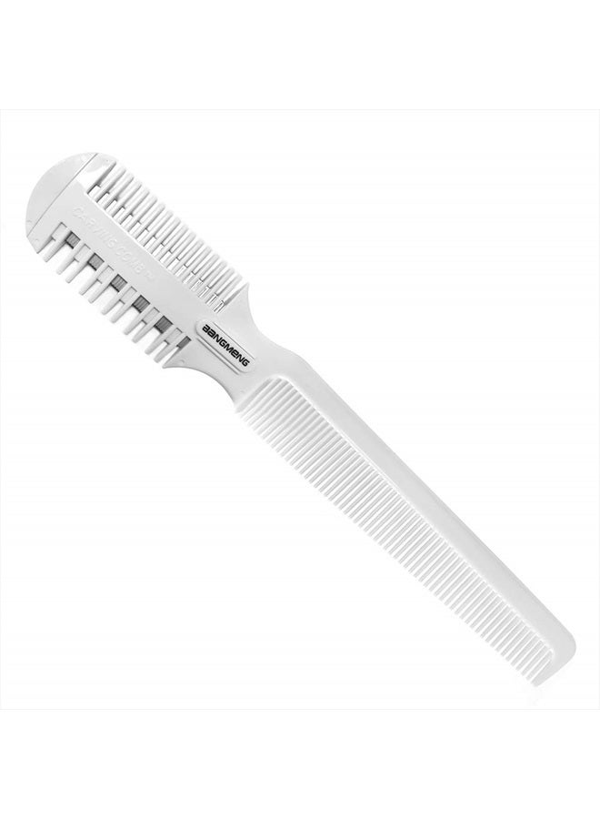 BANGMENG Hair Cutter Comb,Shaper Hair Razor With Comb,Split Ends Hair Trimmer Styler,Double Edge Razor Blades For Thin & Thick Hair Cutting and Styling, Extra 5 Blades Included. - Image 1