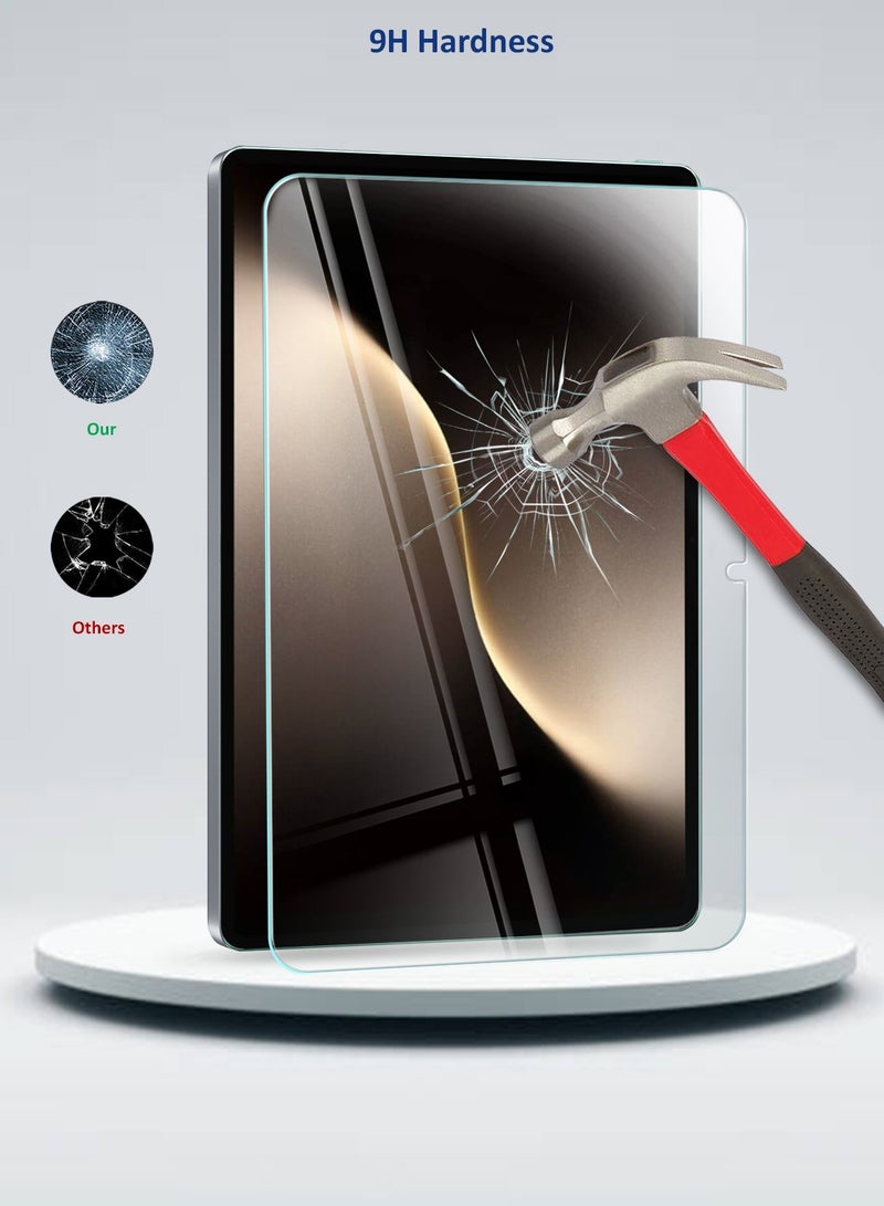 دبليو تيك هواوي هونر ماجيك باد 3 2025 (13.3 بوصة) / واقي شاشة زجاجي مقسّى كامل لجهاز اللوحي من سلسلة Honor MagicPad 3 Pro WTech Premium بحواف منحنية (TSGPCN) - شفاف - Image 3