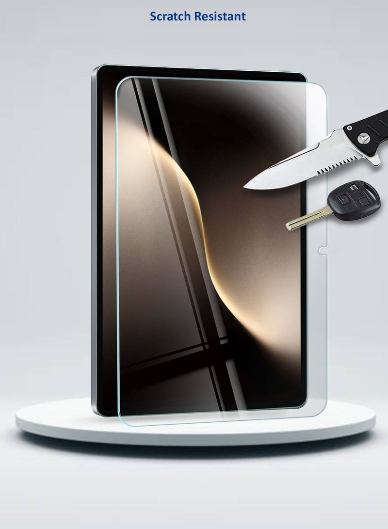 دبليو تيك هواوي هونر ماجيك باد 3 2025 (13.3 بوصة) / واقي شاشة زجاجي مقسّى كامل لجهاز اللوحي من سلسلة Honor MagicPad 3 Pro WTech Premium بحواف منحنية (TSGPCN) - شفاف - Image 4