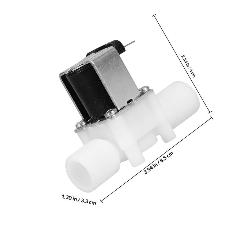 Dc24v Plastic Electric Solenoid Valve 1/2 Inch Normally Closed For Water Control Gardening - Image 3