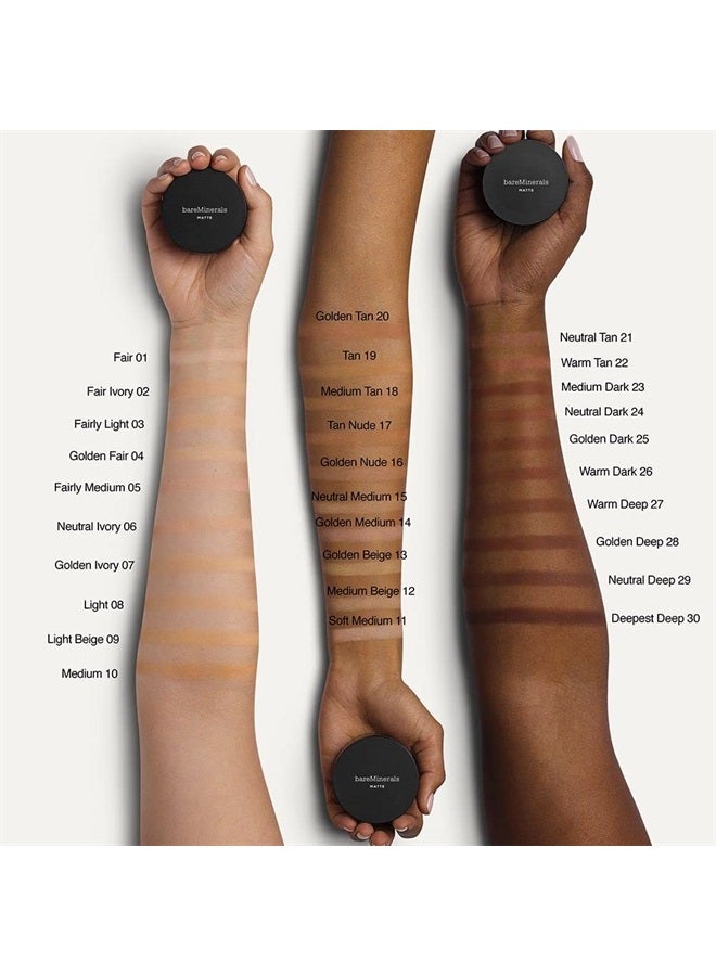 bareMinerals Original Matte Loose Mineral Foundation Broad Spectrum SPF 15, Neutral Medium 15, 0.28 oz. - Image 5