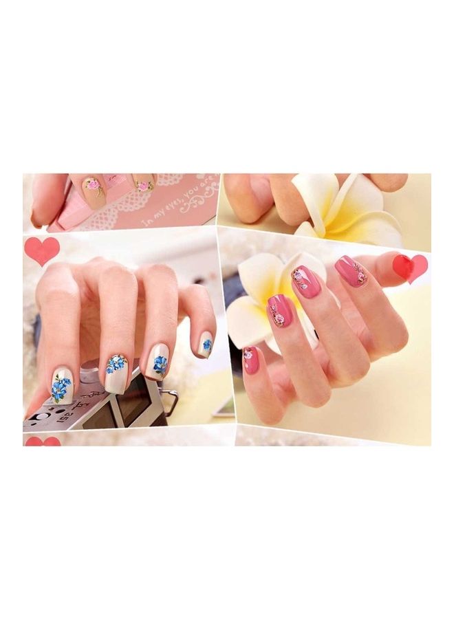 NIBEMINENT 18-Sheet Nail Sticker Set Multicolour - Image 4