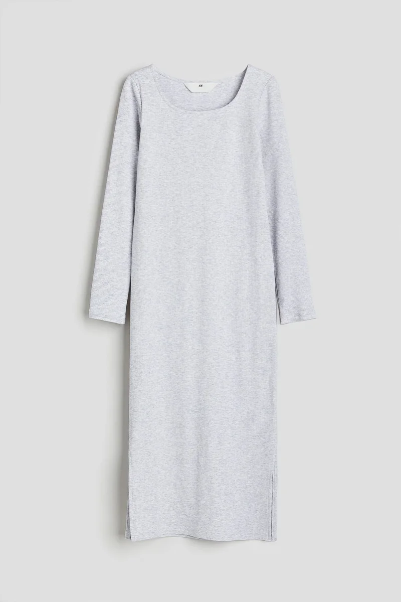 اتش اند ام Ribbed Midi Dress