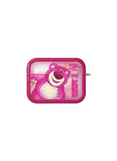 Applicable To AirPods Pro2 Earphone Cover Two-in-one Cartoon Soft Case For Apple1/2/3 Generation Wireless Bluetooth Cross-border-Color:Two-in-one Soft Shell-strawberry Bear-Model:AirPods 1/2 Generation (protective Cover)