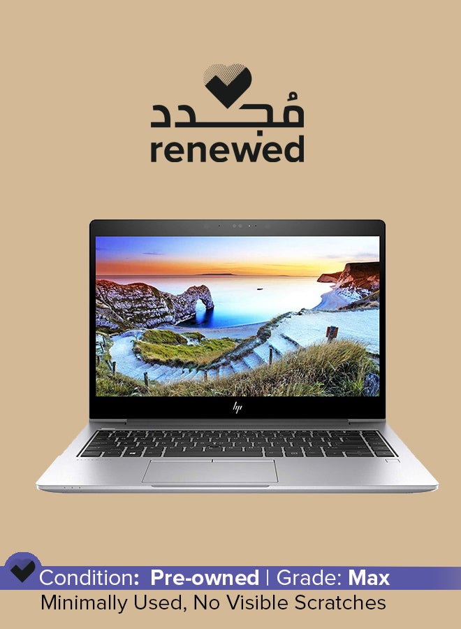 HP تم تجديده - كمبيوتر محمول EliteBook 840 G5 بشاشة 14 بوصة، ومعالج Intel Quad-Core i5-8250U/ذاكرة وصول عشوائي DDR4 سعة 8 جيجابايت/محرك أقراص SSD سعة 256 جيجابايت/نظام التشغيل Windows 11 - Image 1