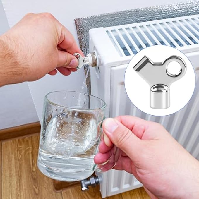 16 PACK RADIATOR VENT VALVE KEYS, RADIATOR VENT VALVE KEYS ZINC ALLOY RADIATOR VENT KEYS GAS VALVE METAL RADIATOR KEYS FOR EFFICIENT AIR RELEASE - Image 3