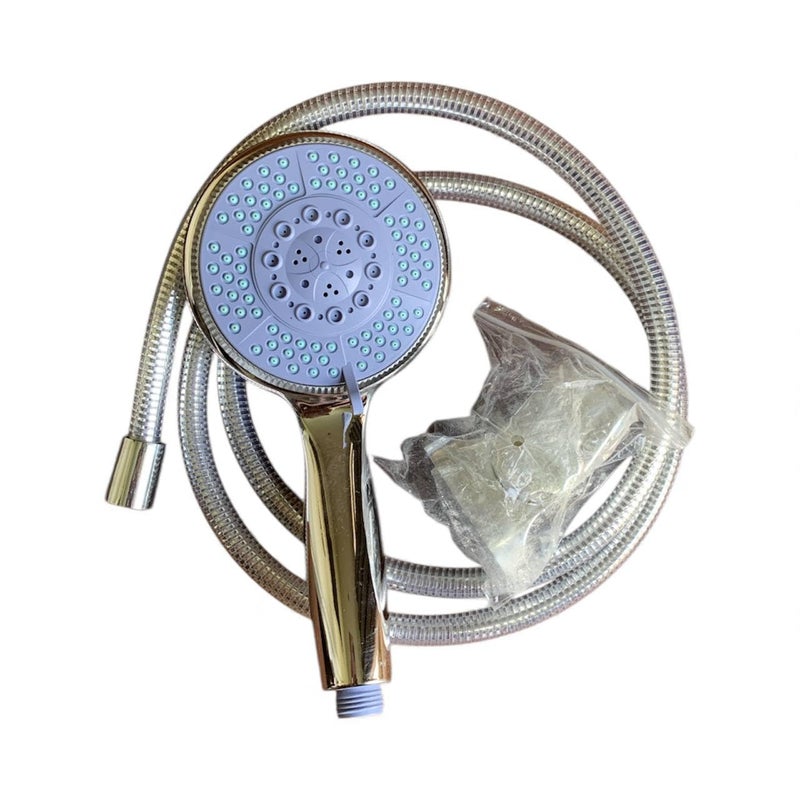 Handheld Shower Head High-Pressure Showerhead Powerful Flow 5 Modes With 1.5M silicone heat resistant thermal hose Shower Hose - Image 1