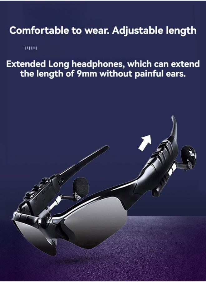 M MIAOYAN - New Bluetooth glasses for listening to music, talking, navigating, polarized wireless smart headphones, driving sunglasses, multi-function glasses - Image 1
