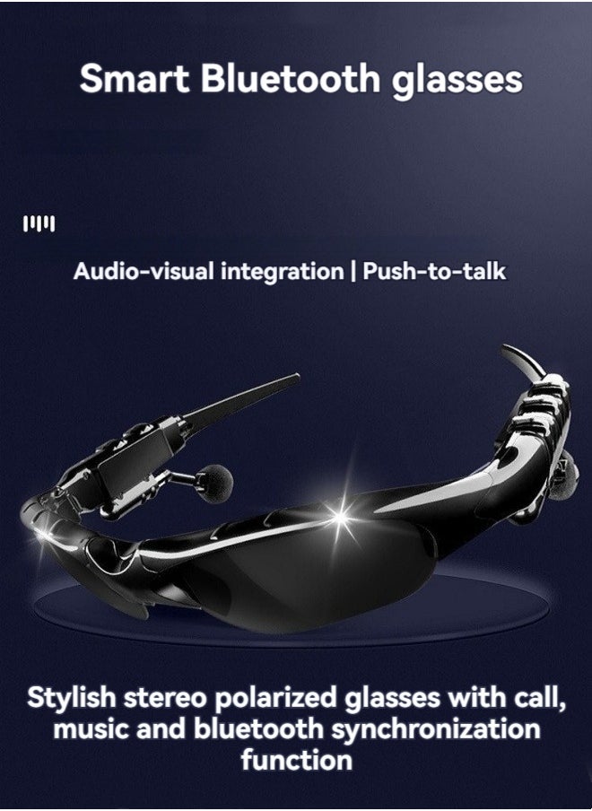 M MIAOYAN - New Bluetooth glasses for listening to music, talking, navigating, polarized wireless smart headphones, driving sunglasses, multi-function glasses - Image 1