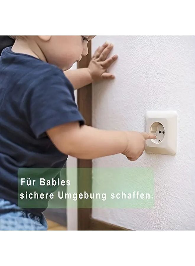 20pcs European Style Safety Socket Covers Prevent Electric Shock Home Plug Protection Easy Assembly - Image 5