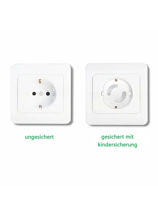 20pcs European Style Safety Socket Covers Prevent Electric Shock Home Plug Protection Easy Assembly - Image 3