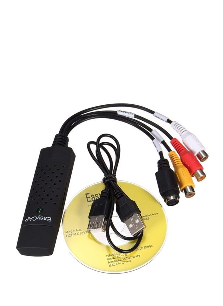 Generic Usb 2.0 easy cap tv DVD vhs video capture audio av capture pc laptop  - Image 1