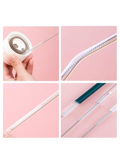 Generic Baby Bottle and Straws Cleaner Brush Set 10 Pcs Different Sizes With Keyring  - Image 2