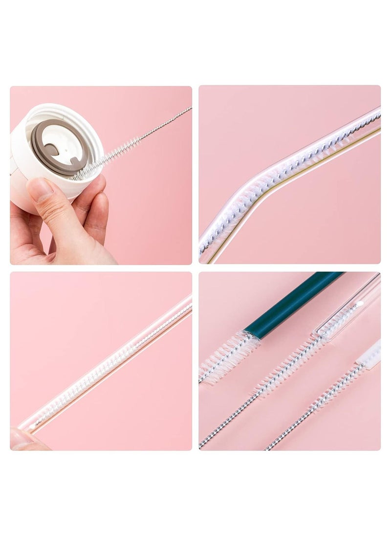 Generic - Baby Bottle and Straws Cleaner Brush Set 10 Pcs Different Sizes With Keyring - Image 1