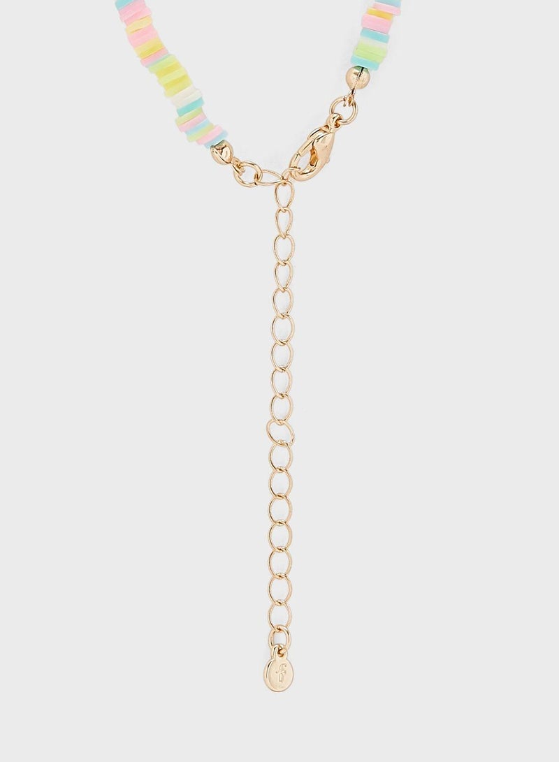 Fashionbox Maeve Hamsa Polymer Necklace - Image 3