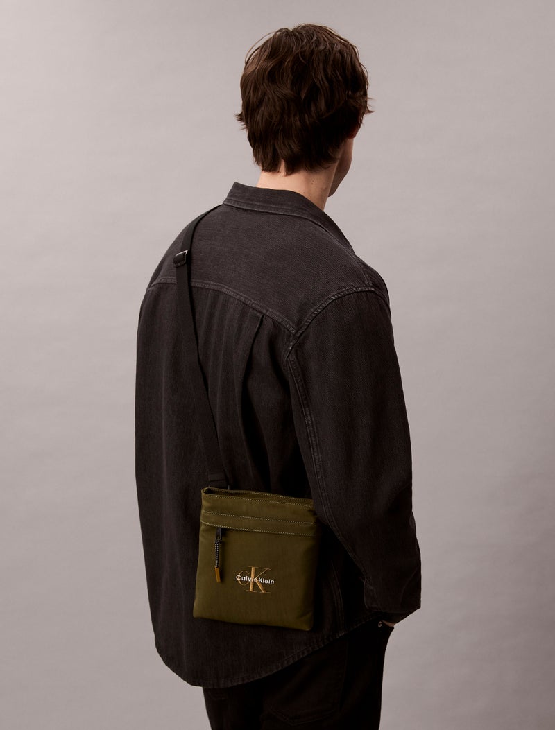 CALVIN KLEIN Nylon Monogram Logo Flatpack - Image 5