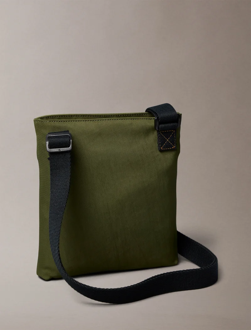 CALVIN KLEIN Nylon Monogram Logo Flatpack