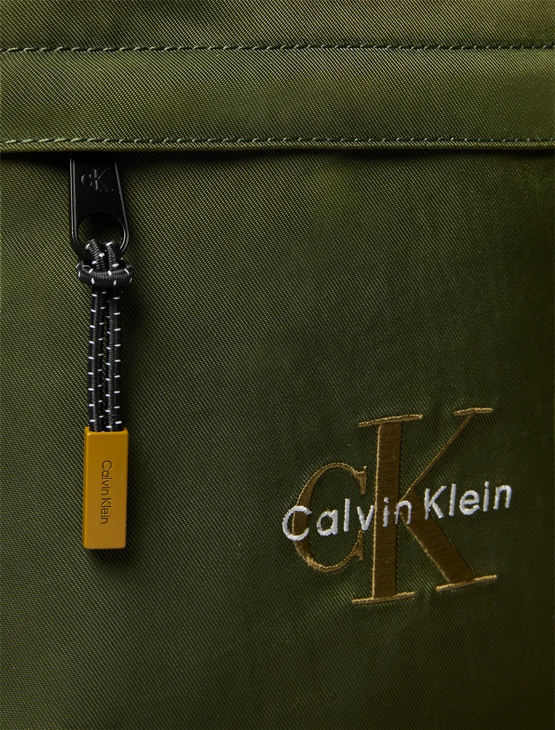 CALVIN KLEIN Nylon Monogram Logo Flatpack