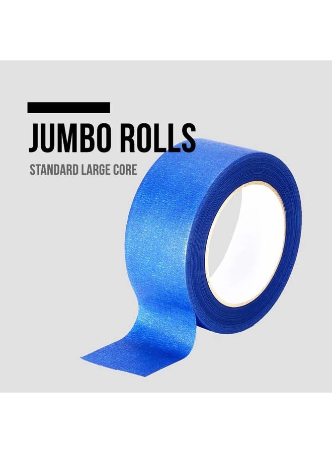 LICHAMP 6-Piece Blue Painters Tape 2 inches Wide, Blue Masking Tape Painter's Bulk Multi Pack, 1.95 inch x 55 Yards x 6 Rolls (330 Total Yards) - Image 5