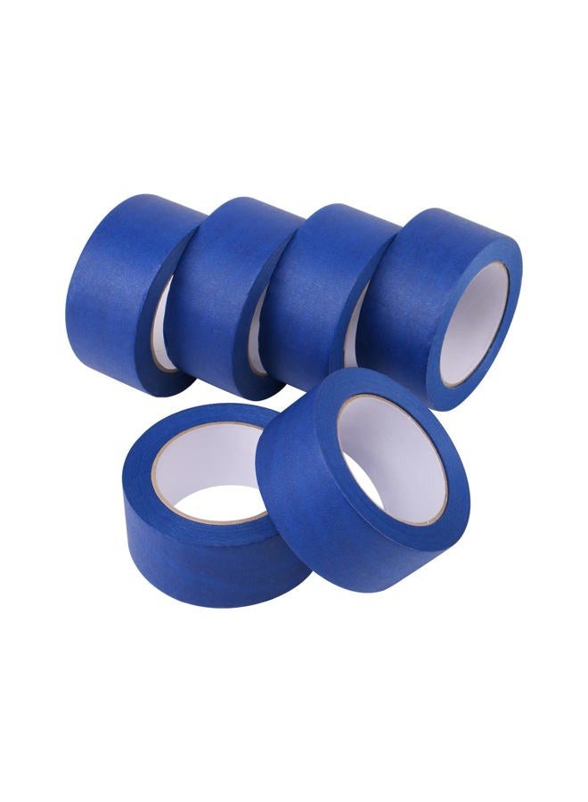 LICHAMP 6-Piece Blue Painters Tape 2 inches Wide, Blue Masking Tape Painter's Bulk Multi Pack, 1.95 inch x 55 Yards x 6 Rolls (330 Total Yards) - Image 1