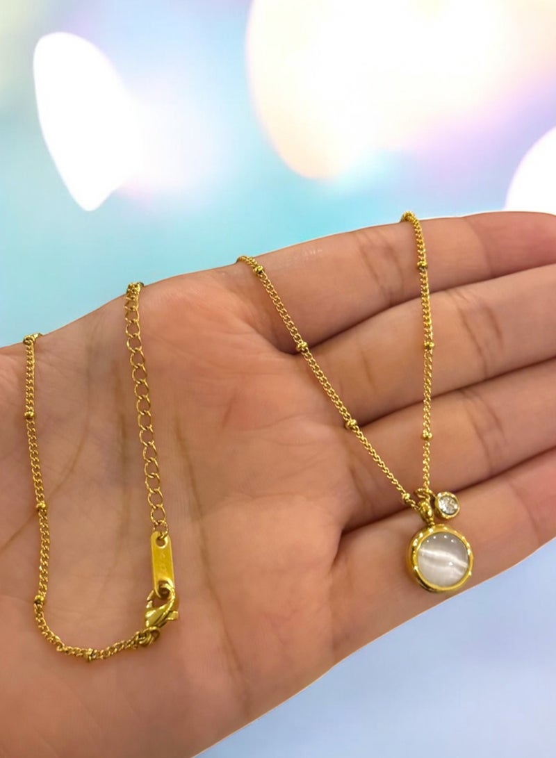 GOLDMAX 18k Gold Plated Stainless Steel Necklace For Women - Image 1