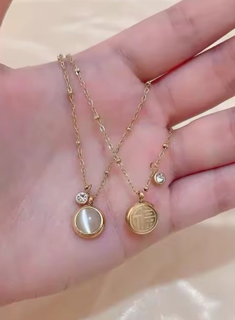 GOLDMAX 18k Gold Plated Stainless Steel Necklace For Women - Image 4