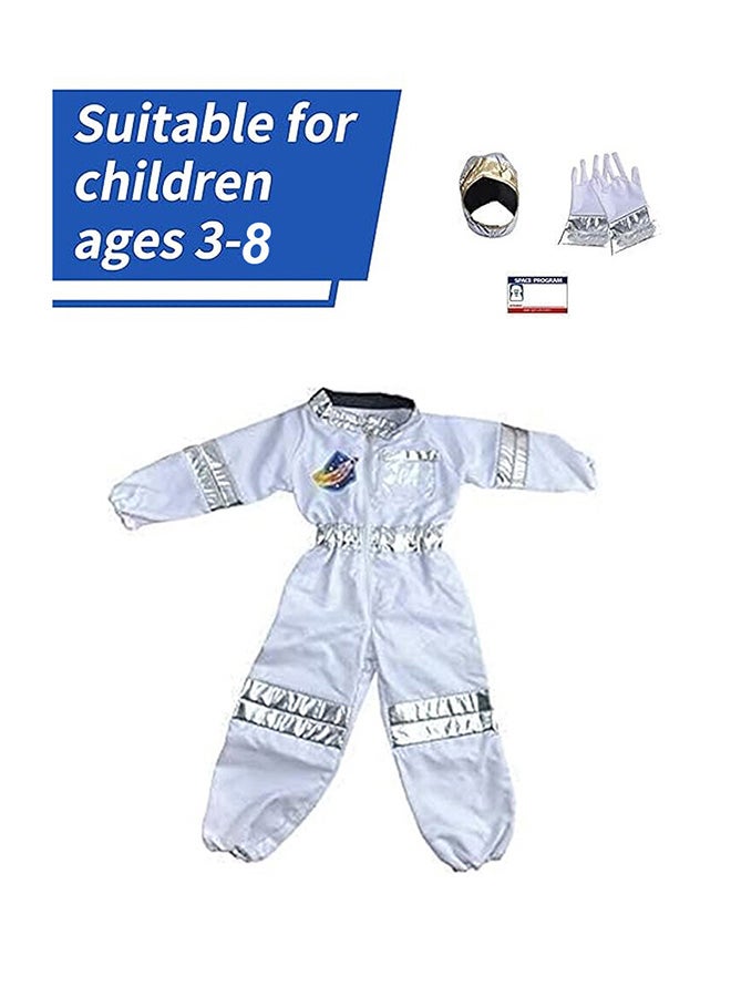 Toyland Kids Astronaut Costume – Space Explorer Jumpsuit with Helmet & Gloves - Image 5
