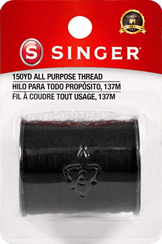 Singer 60110All Purpose Polyester Thread, 150 Yards, Black - Image 2