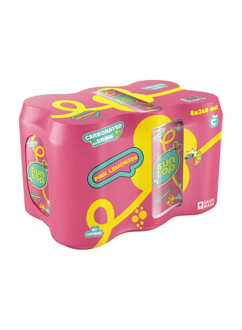 Suntop Pink Lemonade Carbonated Soft Drink Cans - Image 1