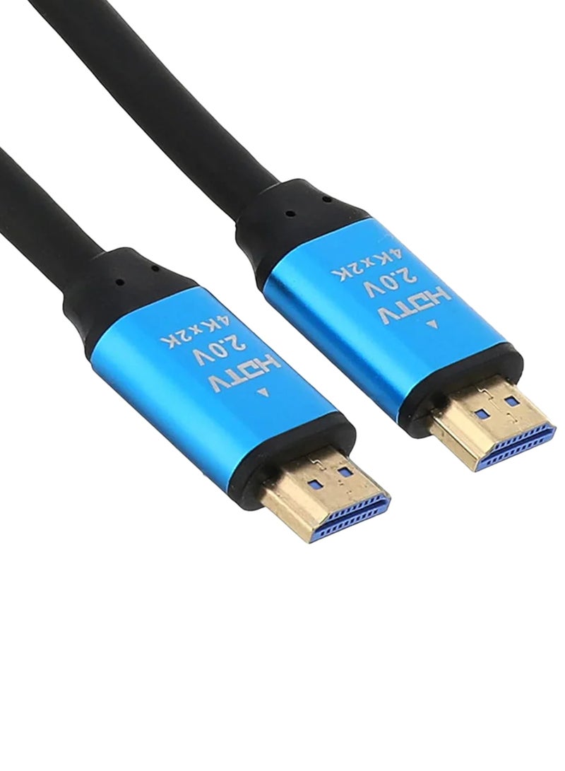 ابلس كابل HDMI 2.0 طراز AB-304K بطول 10 أمتار – يدعم دقة 4K Ultra HD (4K×2K) وسرعة نقل عالية، خاضع لاختبارات الجودة بنسبة 100%، ومصمم بميزات حماية ضد الاهتزاز والقطع، مع ضمان نقل إشارة مستقر لأجهزة التلفاز والحواسيب ومنصات الألعاب. - Image 2