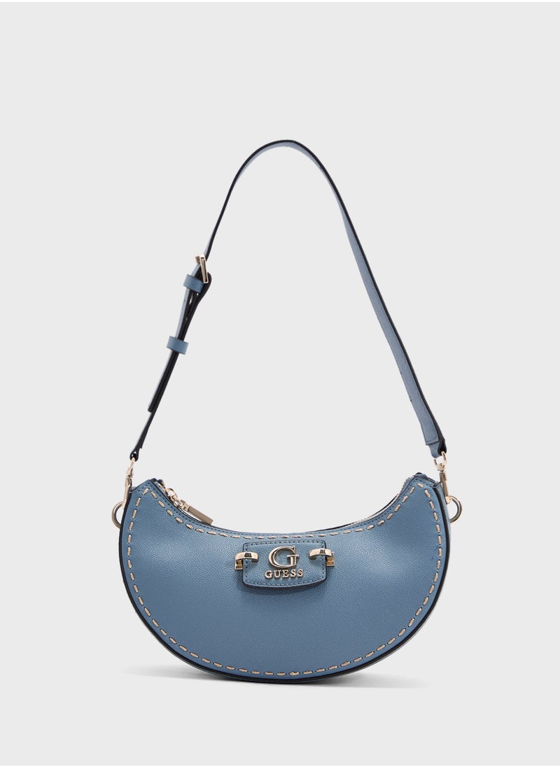 جس Nastra Top Zip Shoulder Bag  - Image 1