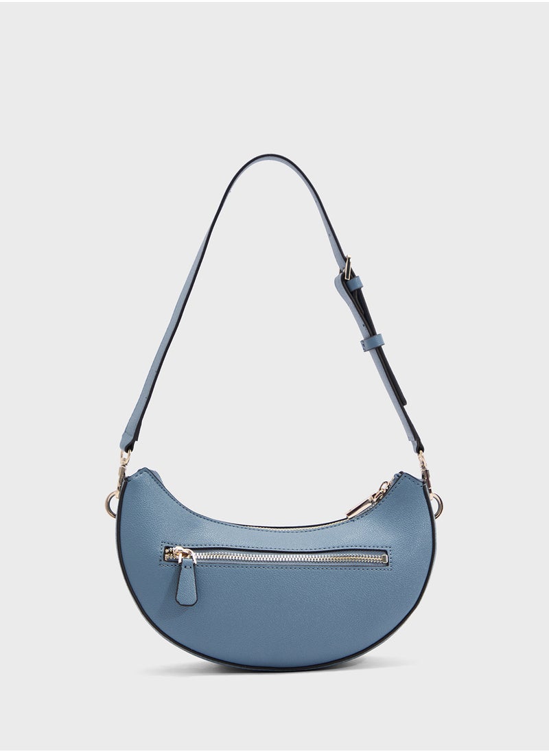 جس Nastra Top Zip Shoulder Bag  - Image 2