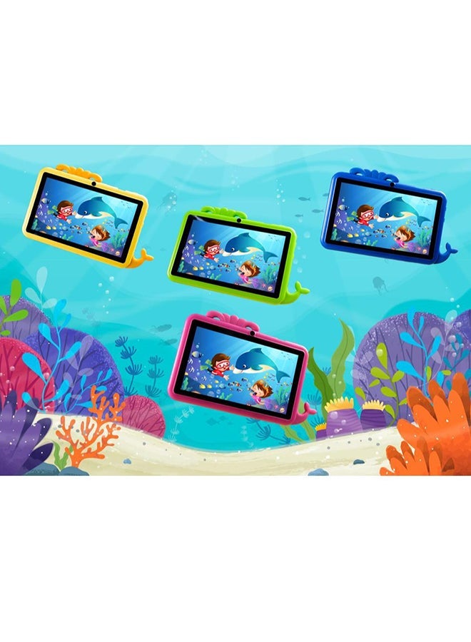 JAJEEK M51 Kids Tablet Green 4GB RAM 64GB WIFI With Small School Stationary Set – International Version - Image 5