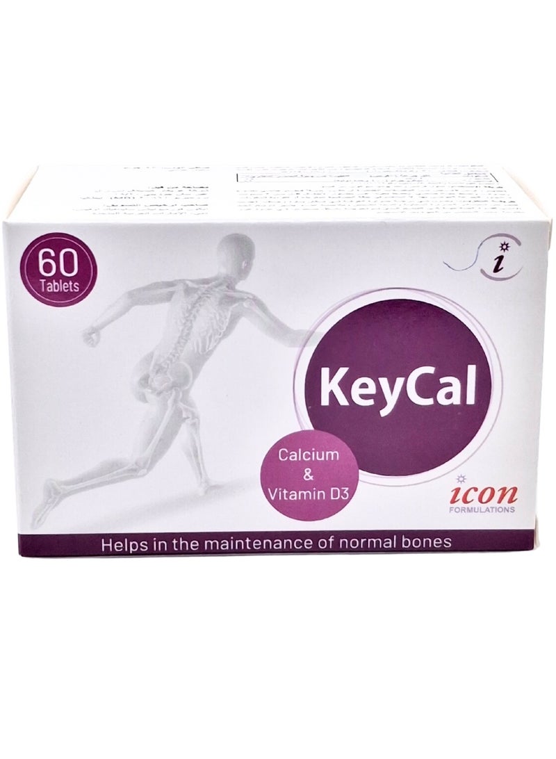 إيكون كيكال كالسيوم وفيتامين د 3 أقراص 60 ثانية