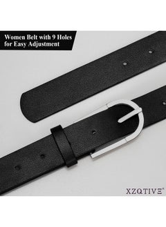 Women'S Belts For Jeans Pants, Black Brown Waist Belts For Ladies Dresses With Fashion Gold Silver Buckle Plus Size Belts, Black Silver Belt, 110Cm - pzsku/Z959766BC27E0ADD80958Z/45/_/1735566757/70706d8f-1f3d-4a6c-8cd4-e0967f7bfcd9